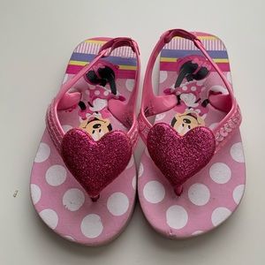 Minnie Mouse heart  sandals